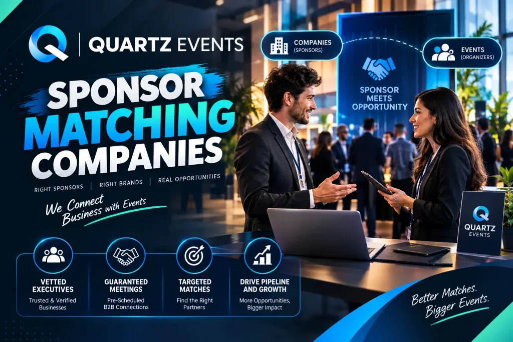Quartz Events Sponsor Matching Companies