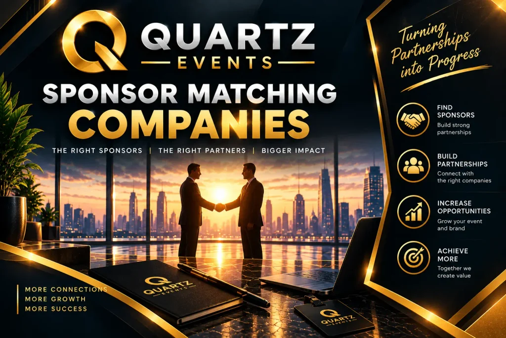 Quartz Events Sponsor Matching Companies